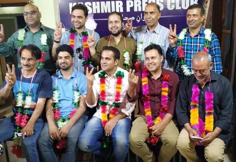 Shuja ul Haq is maiden elected President of Kashmir Press Club