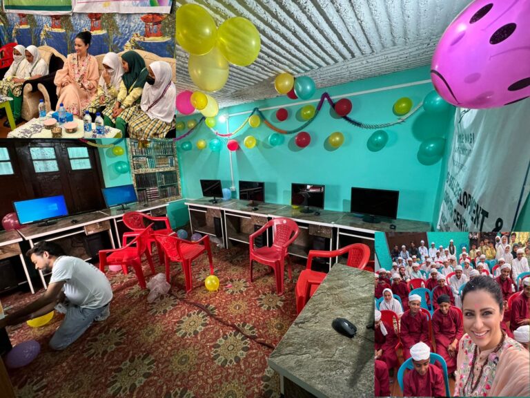 Rouble Nagi Foundation Opens Computer Center in Kashmir Madrassa