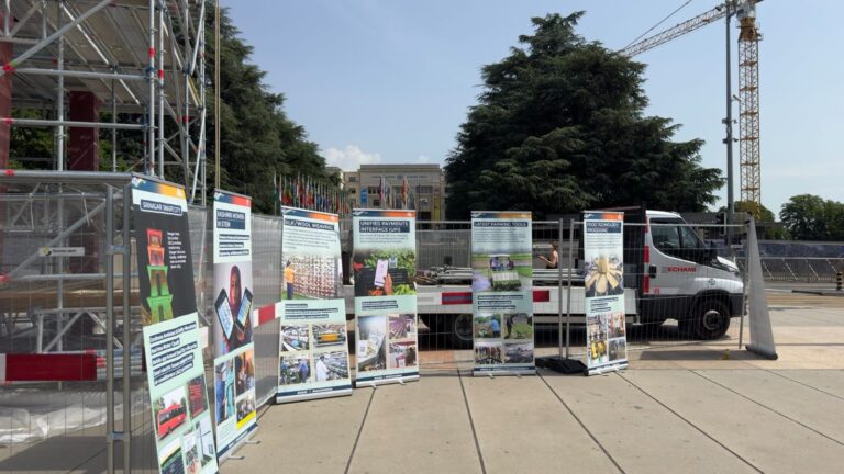 Kashmir’s Progress Showcased outside UN HQ in Geneva