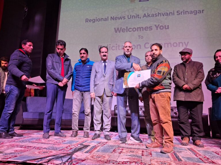 Akashvani Srinagar’s News Unit Felicitates Staff to Promote Professionalism