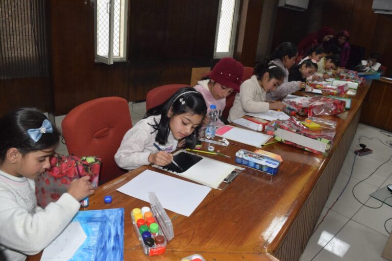 Painting Competition: Creativity Takes Center Stage at Audit Week 2024 in Srinagar