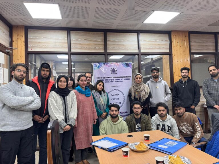 Workshop on ‘Mind Over Matter’ Concludes at NIT Srinagar