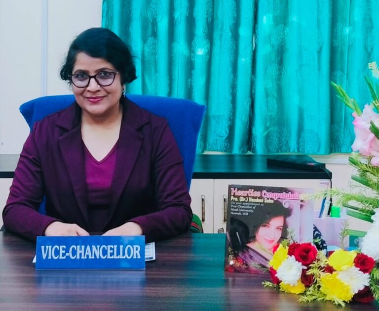 Professor Nandini Sahu Appointed Vice Chancellor of Hindi University, West Bengal