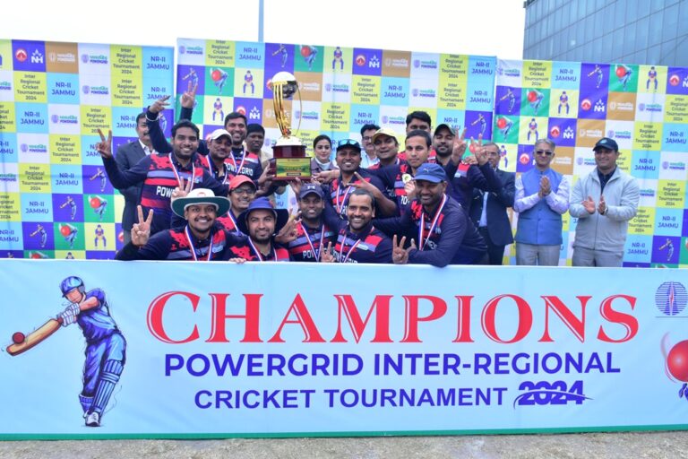 Corporate Centre Emerges as POWERGRID Inter-Regional Cricket Tournament Winner