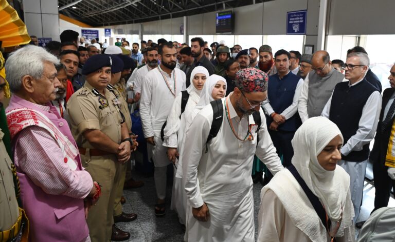 First Batch of Haj Pilgrims Departs from Srinagar International Airport