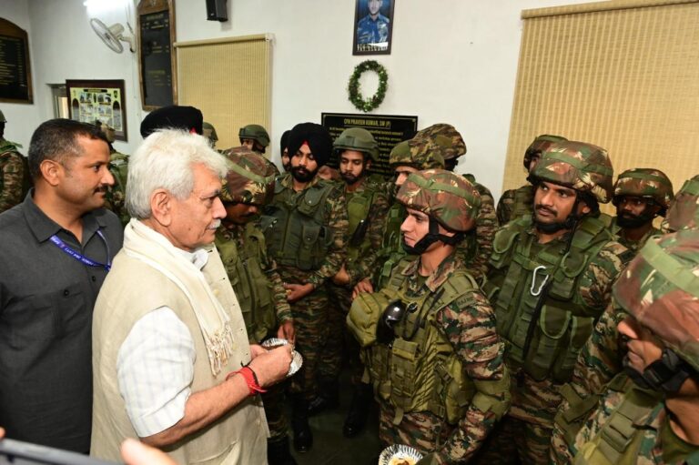 “How’s the Josh?” “High, Saheb!” An Emotional Moment as LG Manoj Sinha Boosts Soldiers’ Morale at the LoC