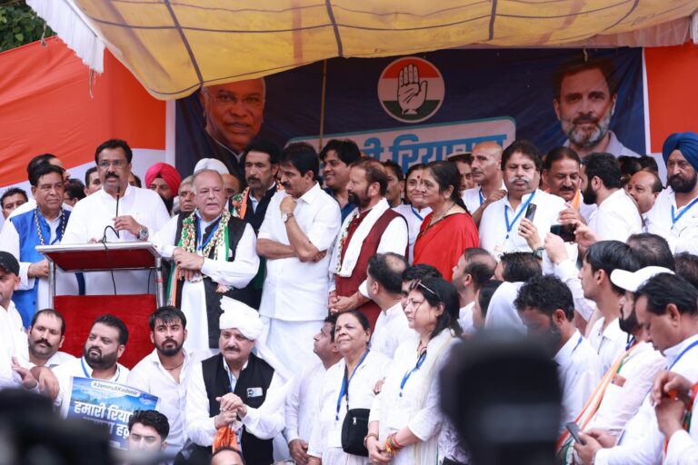 Rahul Gandhi’s Absence at Jantar Mantar Disheartens J&K Congress Cadre