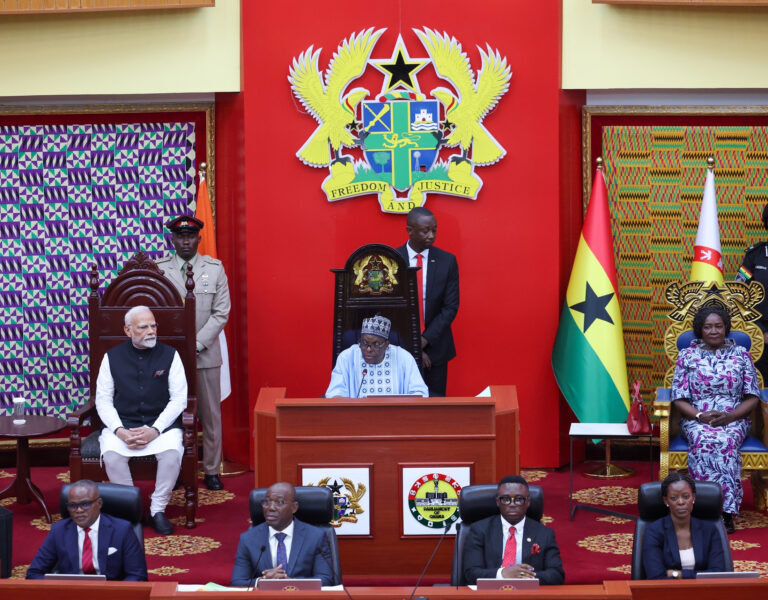 PM Modi addresses the Parliament of Ghana, receives Country’s National Honour