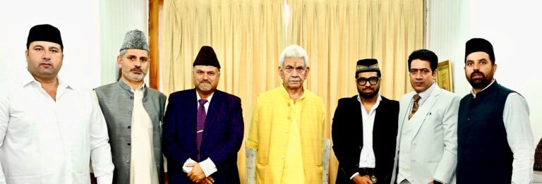 Ahmadiyya Community delegation calls on LG Sinha