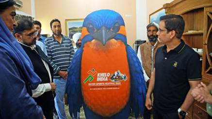 Khelo India Water Sports Festival Mascot, Logo unveiled in Srinagar