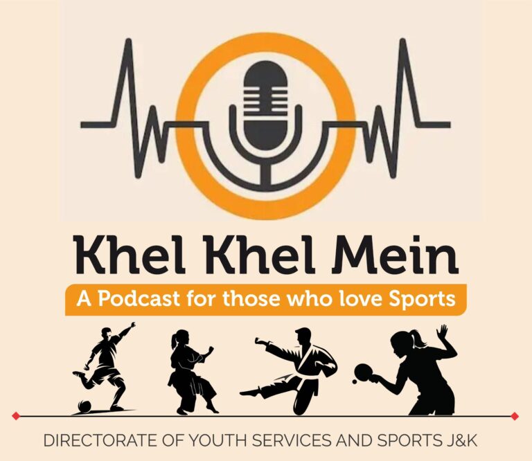 J&K Sports Dept Launches ‘Khel Khel Mein’ Podcast to Spotlight Local Sporting Talent