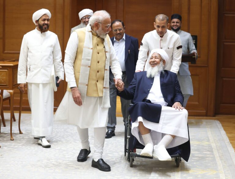 Grand Mufti of India Sheikh Abubakr Calls on PM Modi