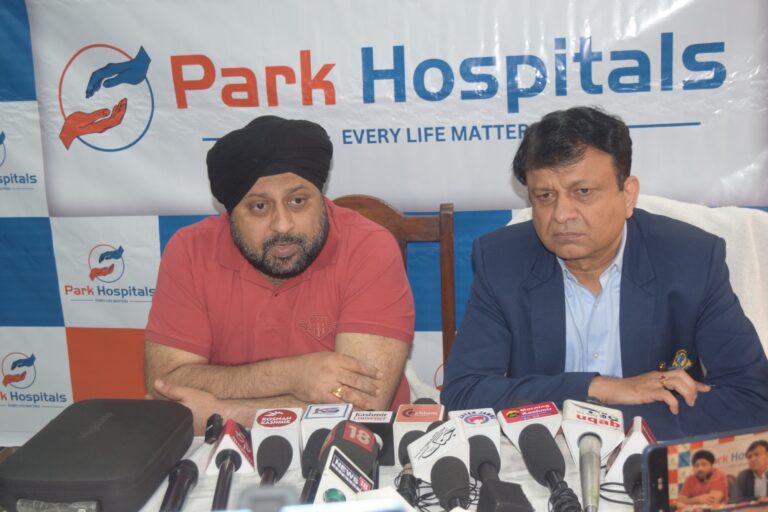 Park Hospital Mohali Hits 100 Robotic Surgeries, Announces Free Care for Kashmir Patients
