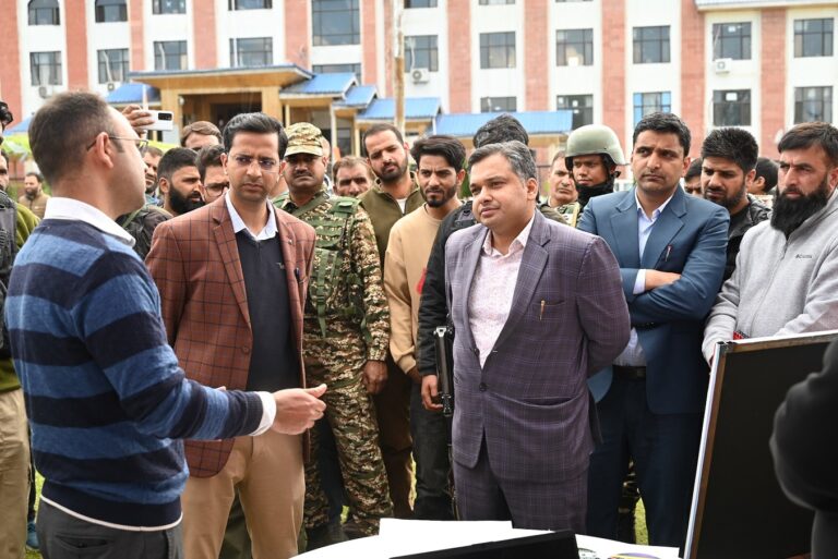Dr. Piyush Singla visits Shopian; assesses ongoing campaign, emphasizes strict action against drug trafficking