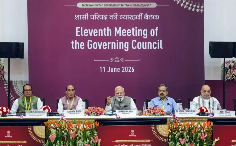 Modi Chairs NITI Aayog Council Meeting on Human Development Vision