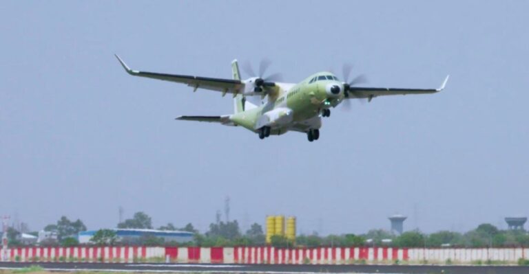 ‘Made in India’ Airbus C-295 Takes to the Skies