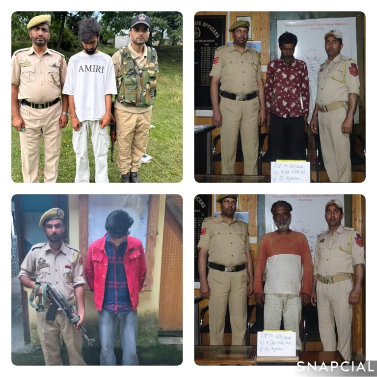 Anantnag Police Book Seven Under NDPS in Anti-Drug Drive