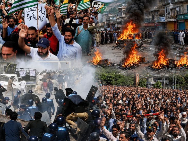 Massive Anti-Pakistan Protests Grip PoJK, 24 Dead