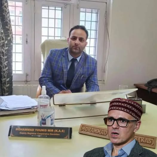 CM Omar Abdullah Mourns Sudden Passing of Young JKAS Officer Mohammad Younis Mir