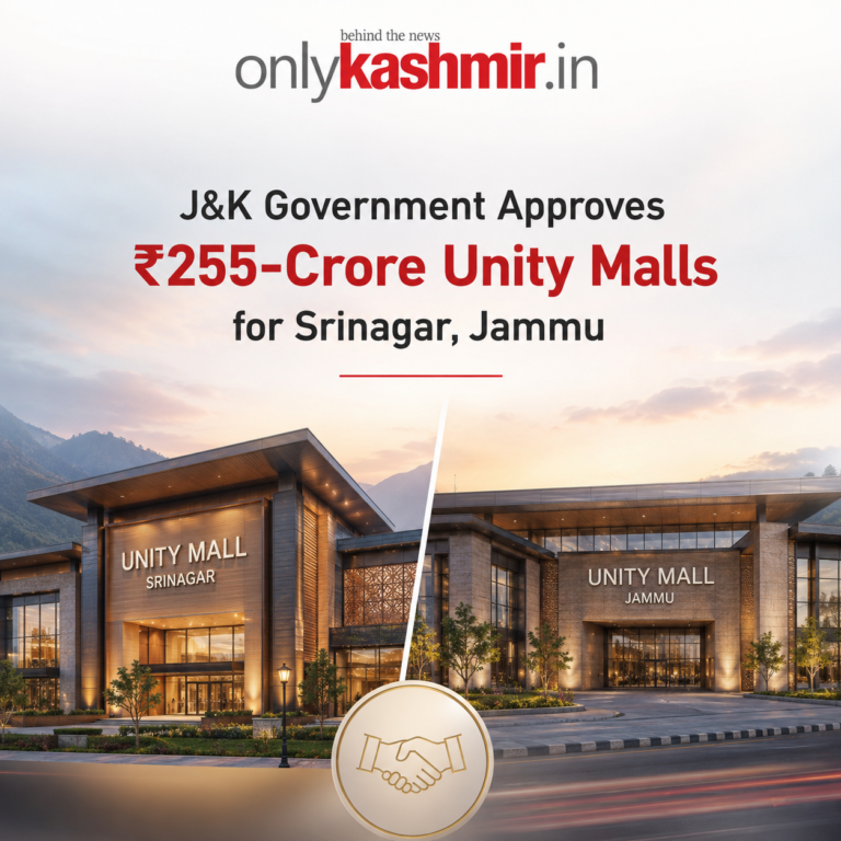 J&K Approves ₹255 Cr Unity Malls
