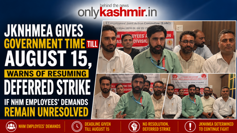 JKNHMEA Sets August 15 Deadline