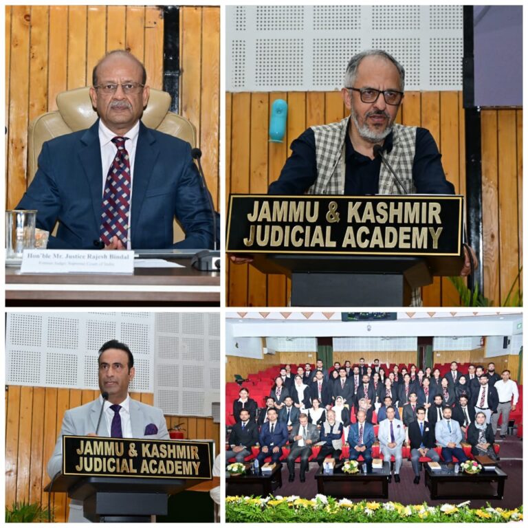 J&K Judicial Academy Trains Juvenile Justice Magistrates