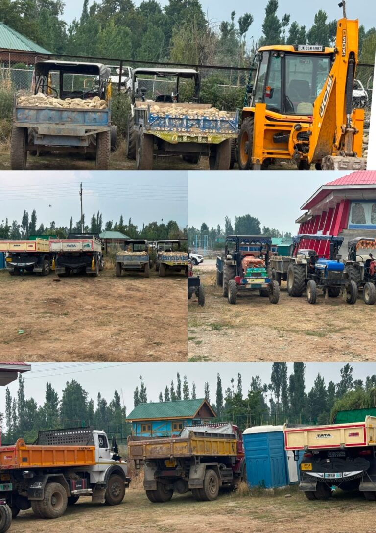 J&K Police Seize 12 Vehicles In Baramulla