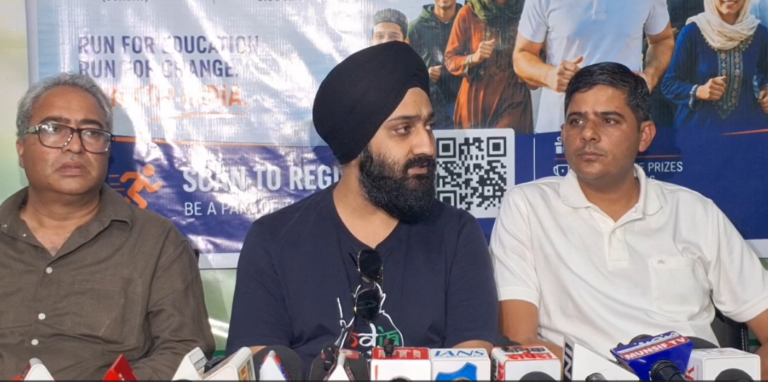 Youth Congress Unveils Drug-Free J&K Marathon