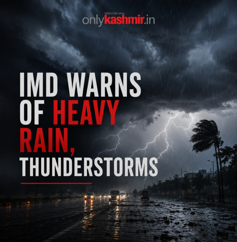 IMD Warns Of Heavy Rain, Thunderstorms