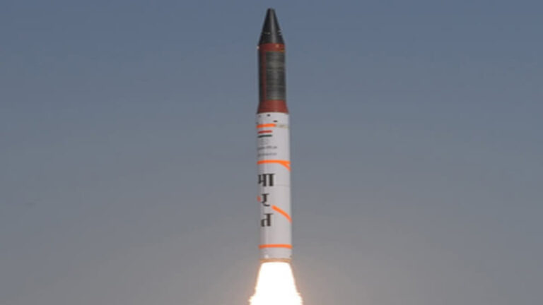 India Test-Fires Agni-4 Ballistic Missile