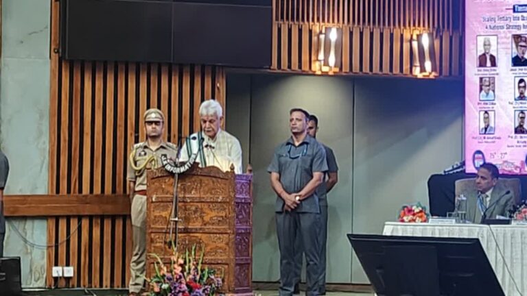 LG Sinha Calls For Quaternary Care Expansion In J&K