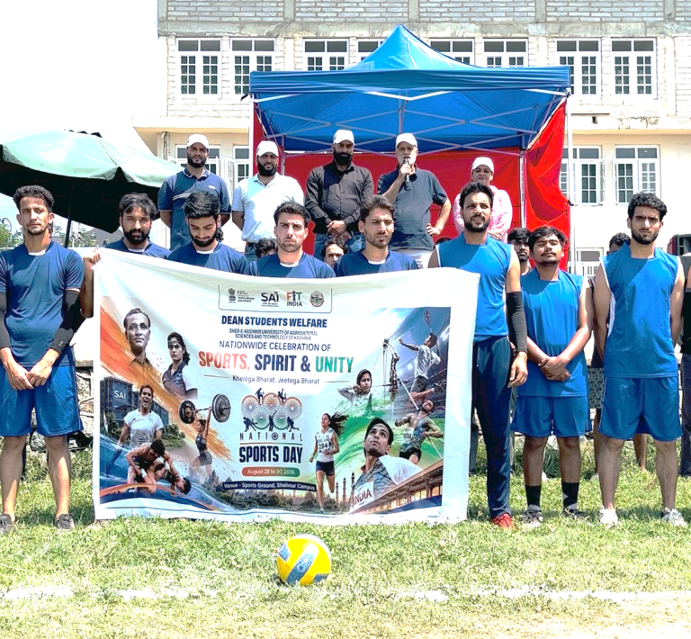 SKUAST-K Marks Sports Day With ‘Ek Ghanta Maidan Mein’