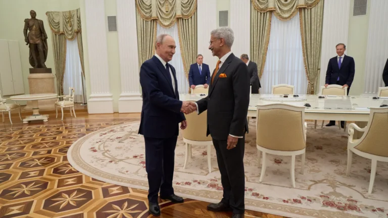Jaishankar Meets Putin In Moscow Talks