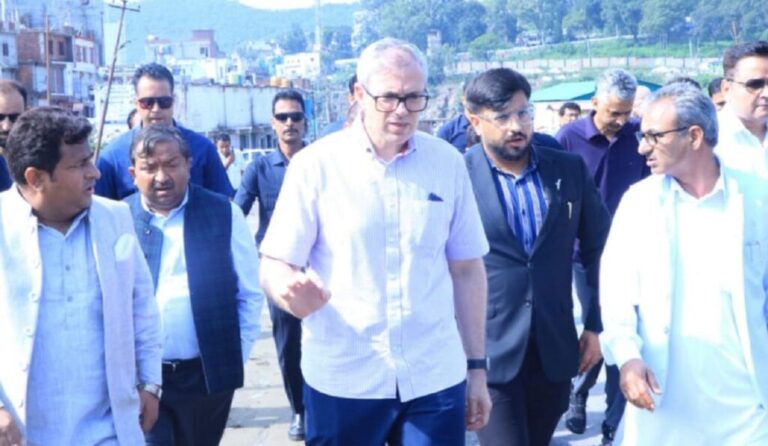 CM Omar Abdullah Tours Flood-Hit Rajouri