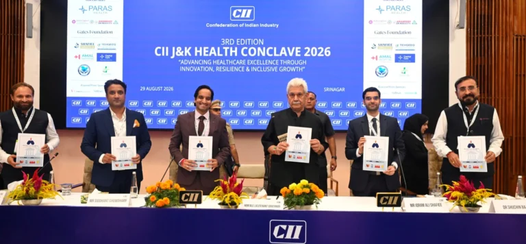 LG Sinha Inaugurates 3rd CII J&K Health Conclave