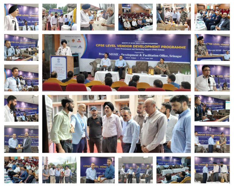 Budgam MSME Vendor Programme Concludes