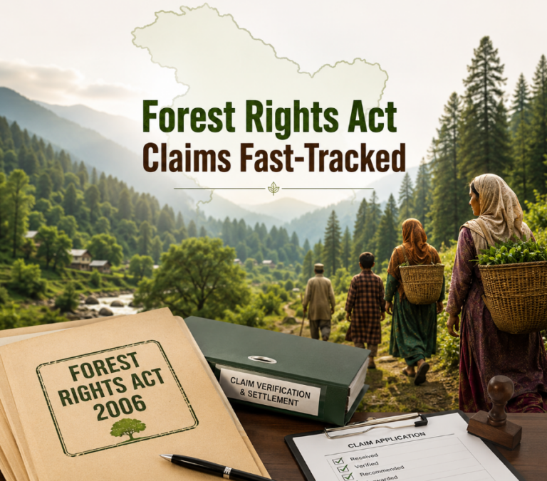 Tribal Affairs Department Directs DCs to Fast-Track Forest Rights Act Claims Across J&K