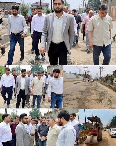 Foundation Stone Laid For Baisaran Road