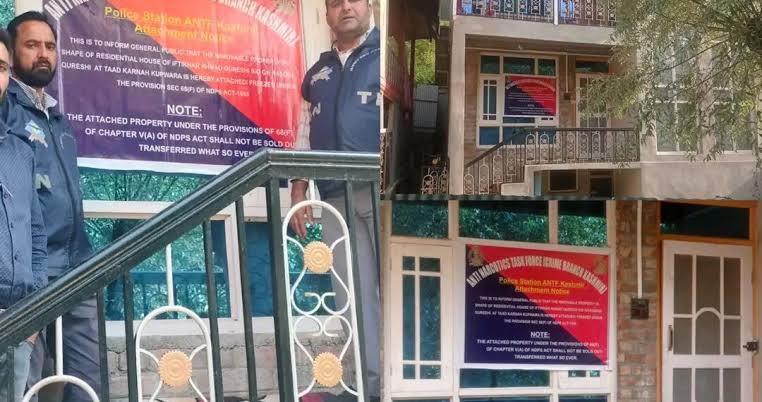ANTF Kashmir Attaches ₹50 Lakh House In Drug Case