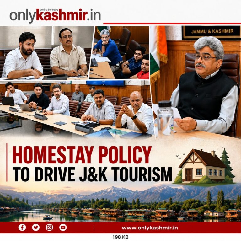 Homestay Policy To Drive J&K Tourism