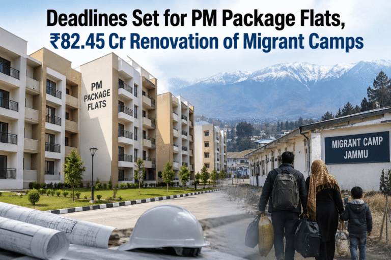 Govt Sets Deadlines for PM Package Flats