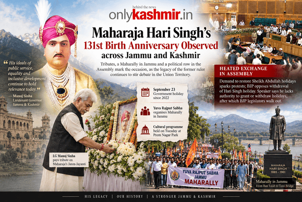 Hari Singh Anniversary Marked Amid Assembly Row