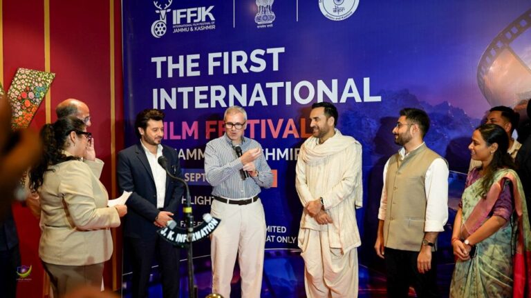 On Day II of IFFJK, Abdullahs and Prominent Film Personalities Attend Events at INOX Srinagar
