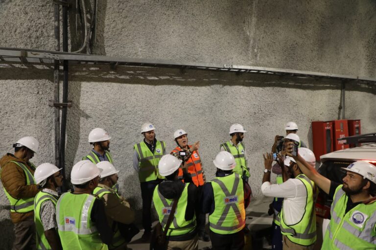 Media Team Tours Zojila Tunnel Project