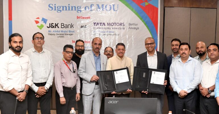 J&K Bank Renews Tata Motors Financing Tie-up