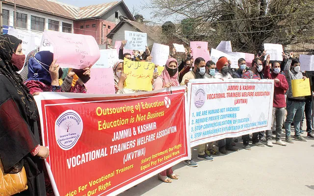 Vocational Trainers Protest, Seek Job Policy