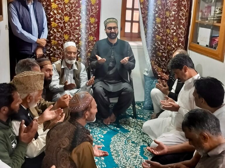 Mirwaiz Condoles Khursheed Ahmad Misgar’s Demise