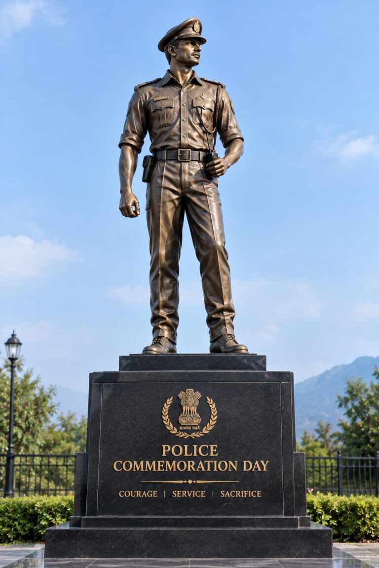 LG Sinha Pays Tribute to Police Martyrs