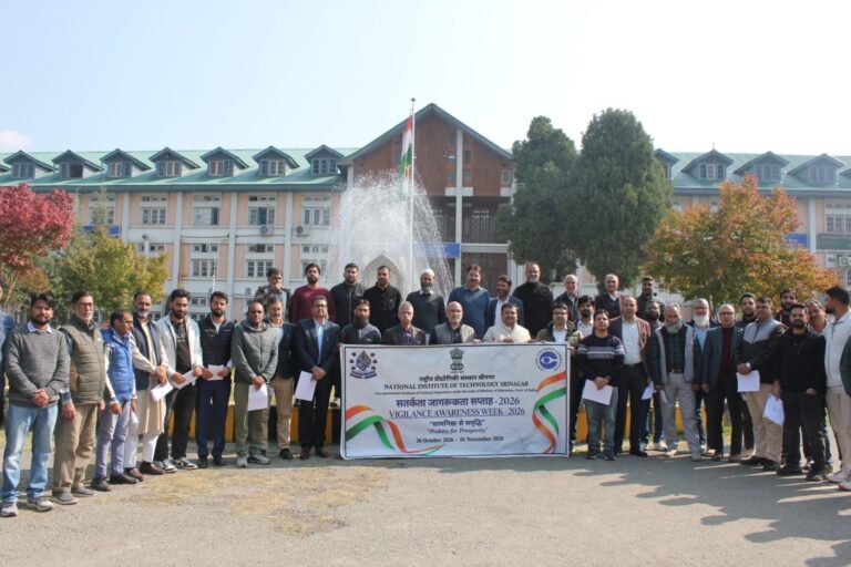 NIT Srinagar Vigilance Awareness Week