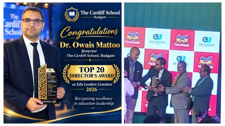Cardiff School Director Receives Top 20 Education Leadership Award